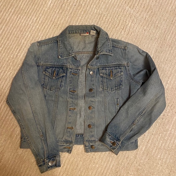 Vintage Jackets & Blazers - Arizona Vintage denim jean jacket small light wash